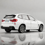 1:32 BMW X3M SUV Alloy Metal Diecast Model Car Sound & Light Pull Back Hobby Toy Model