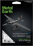 Fascinations Metal Earth Lockheed Martin U-2 DRAGON LADY Aircraft 3D Model Kit Model