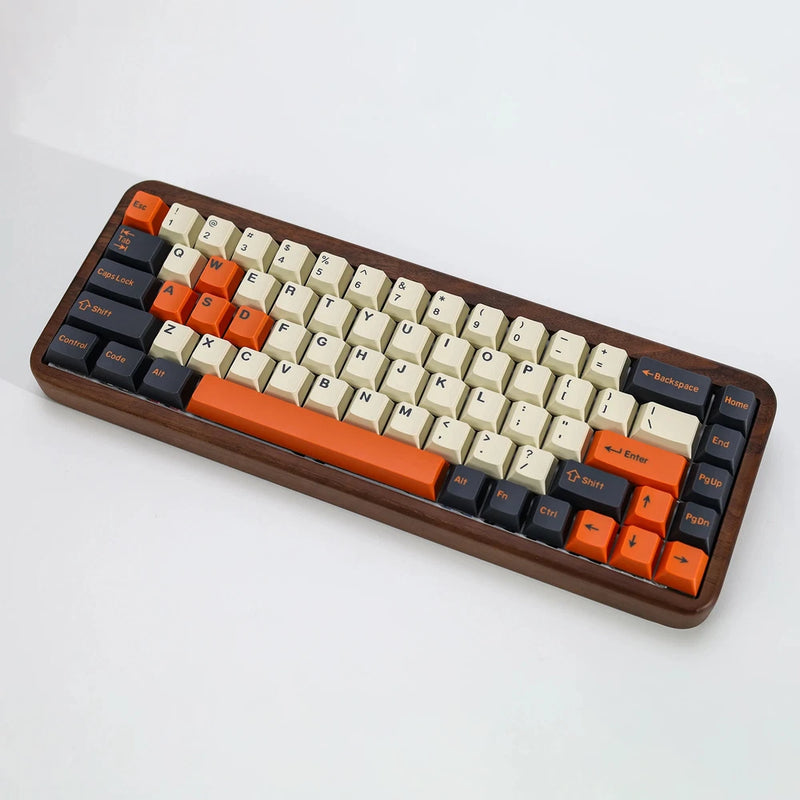 KBDiy GMK Style Carbon Keycaps 174-Key PBT Double Shot Cherry Profile MX Model
