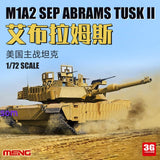 MENG 72-003 1/72 US M1A2 SEP Abrams TUSK II Tank Plastic Assembly Model Kit Gift Model