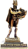 Ancient Greek God Apollo Statue Miniature Gold Mythology Figurine Model