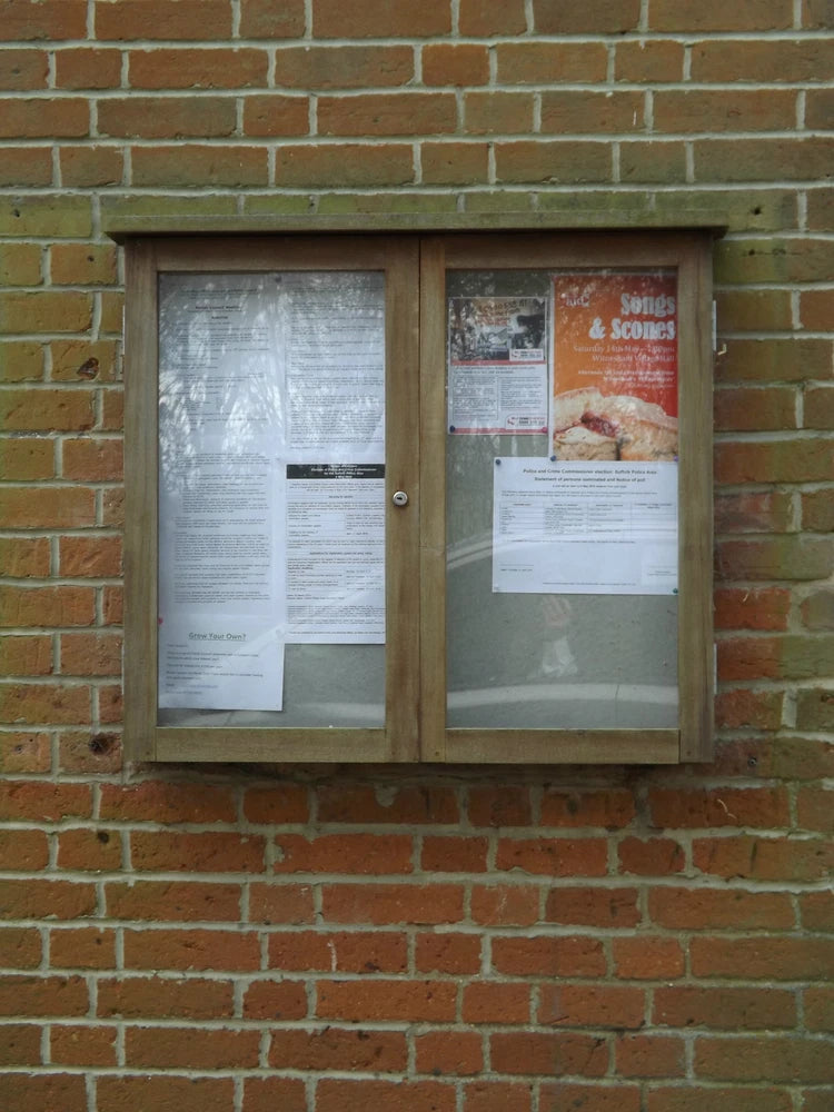 Photo 6x4 Witnesham Village Hall Notice Board On Witnesham Village Hall o c2016 Model
