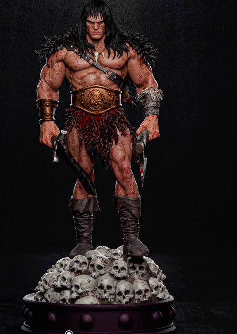 1/24 Resin Figure Fantasy Barbarian Warrior Unpainted Unassembled 5471 Model