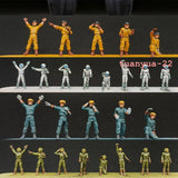 1/60/100/144 Ground Crew HG MG PG Gundam Gnaku Commander Soilders Model 13Pcs Model