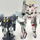 HGUC Byarlant Custom Painted Matte Finished & MG Unicorn Gundam 1/100 Built Set Model