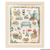 Lanarte cross stitch kit "4 seasons", counted, DIY Model
