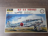Fujimi KI-44 Shoki 1:72 Plastic Airplane Kit Unassembled, Gray w/ Decals Model