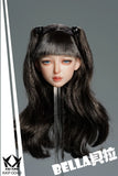 KID KING KKP004 D 1/6 BELLA Head carving model for 12 Female Dolls Model