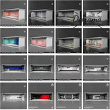 Diorama 1:64 Car Garage Model LED Lighting City Car Showroom Scene Display Model Model