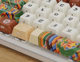 C.E.dot ¡°Dancheong¡± White PBT Keycap Set ¨C Compatible with mechanical keyboards Model