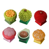 Bright Resin Computer Keycaps Featuring Detailed Orange Strawberry Optional Model