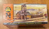 Vtg AHM Minikits 5827 Sand House HO Scale Model Railroad Building Kit Sealed Model