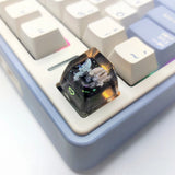 Butterfly Resin Keycap, Artisan keycap set for mechanical keyboard Model