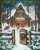 DIY Needlepoint Kit On the eve of the holiday Cross-Stitch Craft Set for Home Model