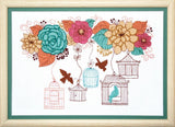 DIY Mixed technique stitch kit "Spring fantasy" Model