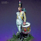 1/32 resin figures model Napoleon era drummer unpainted unassembled Model