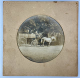 MP-033 Photo on Board Horse & Carriage "Liberty Steamer" Delivery Service Model