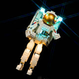 BrickBling LED Light Kit for LEGO Space Astronaut 31152 Creator DIY Decoration Model