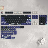Womier PBT Keycap Set 134-143 Keys Japanese Wave MOA Profile Cherry MX Model