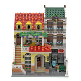 Mocs Bricks Sets  La Locanda Italian Restaurant With Room 2345 Pieces Toys Kits Model
