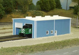 N Two-Stall Engine House Kit Model