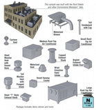Walthers Cornerstone 933-3286 N Roof Details Kit Model
