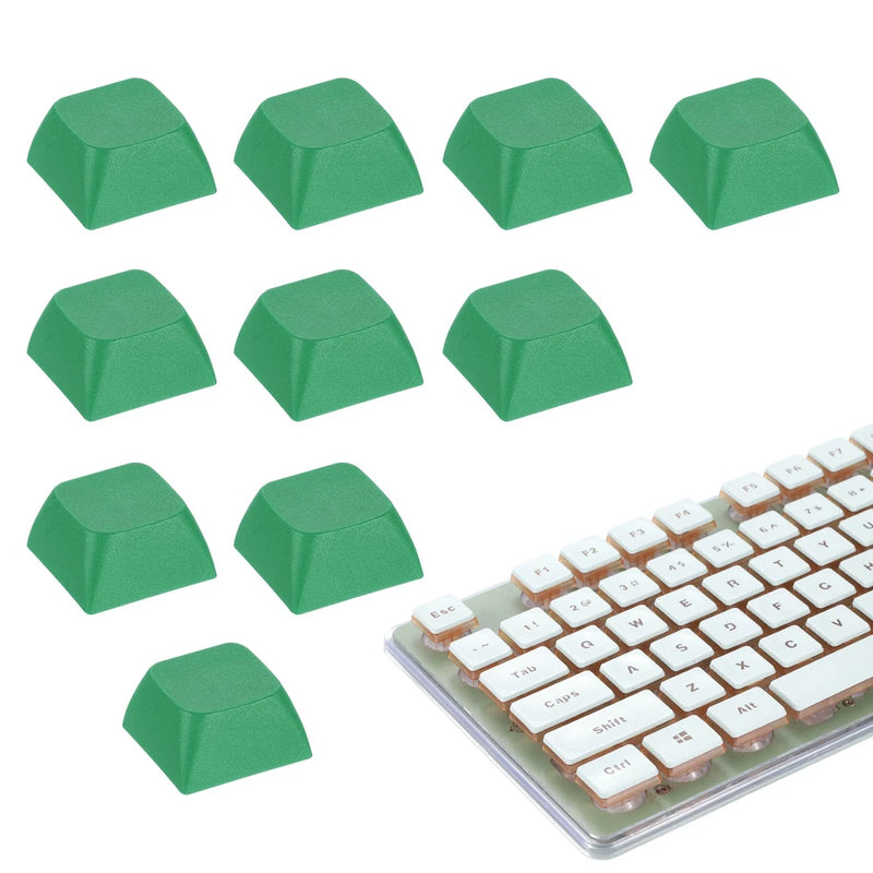 10Pcs XDA Profile Keycap Set PBT Mechanical Numeric Keypads, Sea Green Model