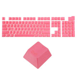 108 Keys Pudding Keycaps Set ABS for Mechanical Keyboard Layout, Peach Pink Model