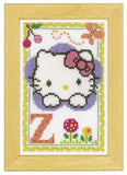 New Vervaco Cross Stitch Kit 0149621 Hello Kitty Alphabet Z Model
