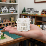 Evemodel N Scale Model Haunted House Kit Not-built Building for Model Railroad Model