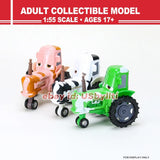 3-PACK Display Model Vehicle Disney Pixar Cars Tractor 1:55 Diecast Car Model