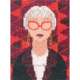 RTO counted cross stitch kit "People are so different I", 6x8,5cm, DIY Model