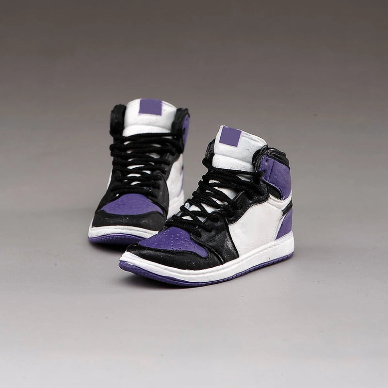 1/6 Unisex Purple Sport Shoes Male Female Model For 12" Action Figure Body Toys Model