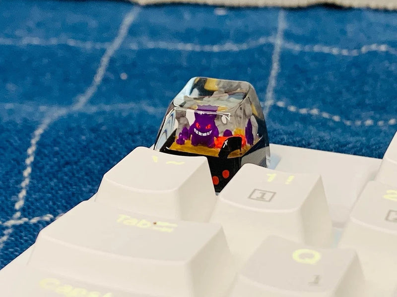 b3 cho26key Gaming Keycaps for Cherry MX Switches OEM R4 Hand Made Resin keycap Model