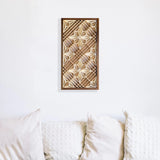 Hinoki Woodworks Kumiko DIY Kit Kakuasa-no-ha Pattern. Ready to Assemble Project Model