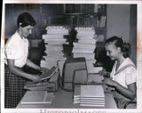 1957 Press Photo Lakewwod Board of Education Julia Wright & Mabel Anderson Model