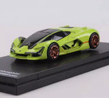 BT Bburago 1:64 Green Terzo Millennio Sports Model Diecast Collect Car Model