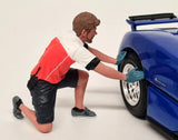 American Diorama 1/18 Mechanic Race Crew Figure #1 Poly Resin model Car display Model