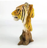 Tiger Figurine Statue, Art Display Head Bust Resin Figure Collectible Model
