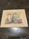 Victorian Furniture Maker Advertising Trade Photo Brumbach & Gilbert Bedroom Set Model