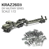 1/72 ?Scale Russia KRAZ-260B Semitrailer Tractor Military Vehicle Assembly Model Model
