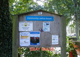 PHOTO  COMMUNITY NOTICE BOARD LANGSETT BARN LANGSETT RESERVOIR LANGSETT NEAR STO Model