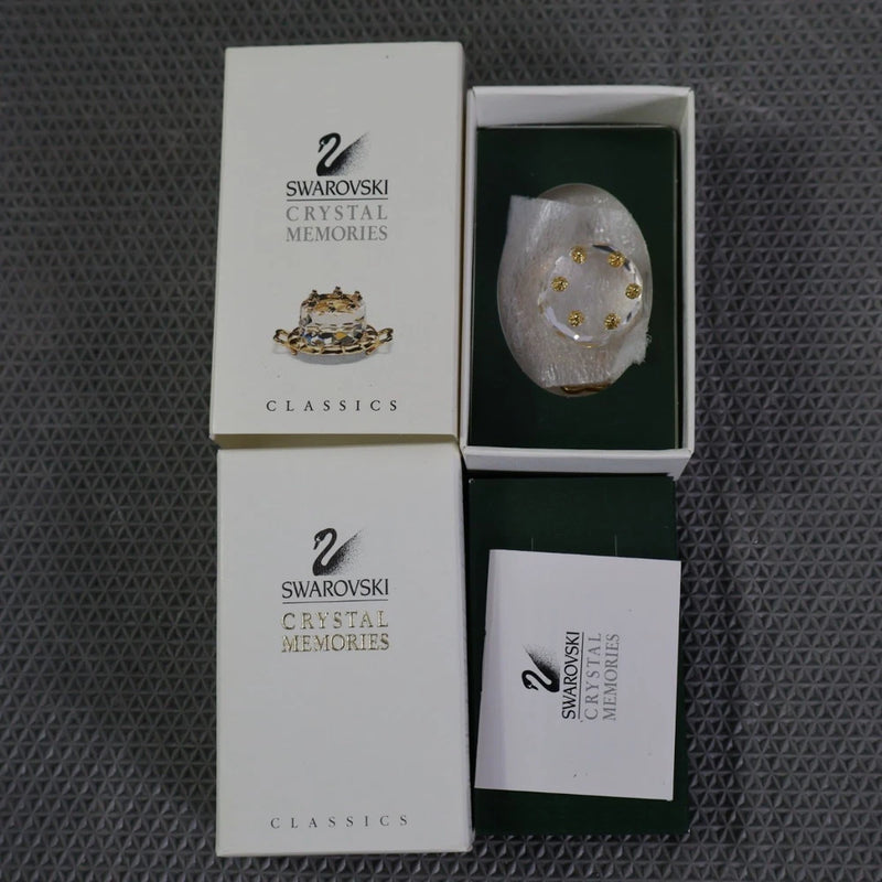 Swarovski Crystal Memories Birthday Cake Wedding Cake Platter W/box - Displayed Model