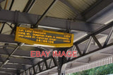 PHOTO  DEPARTURE BOARD AT BROADSTAIRS RAILWAY STATION Model