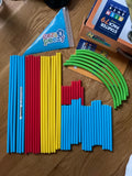 Connect n Build Building Toys.  79Psc Eezy Peezy Fort Building Kit Model