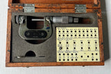 Brown & Sharpe Model 210-1 Thread Micrometer 0-1 Inch w/Wooden Box (NO Anvils!) Model