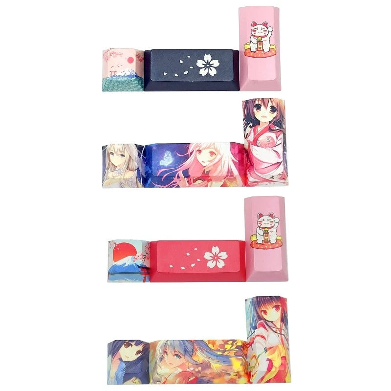 Custom Keycaps for Mechanical Keyboard Universal PBT Keycap Set ESC Enter Keycap Model