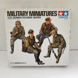 1/35 TAMIYA GERMAN SOLDIERS SEATED #35109 NEW FIGURE MODEL KIT WWII Model