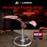 Electric Mechanical Flapping Wings DIY Punk Assembly Model 3D Wing Toys Puzzle Model