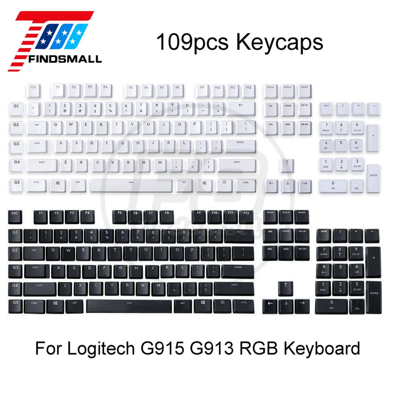 1 set 109pcs Key Caps for Logitech G915 G913 G815 G813 RGB Keyboard Keycaps Model
